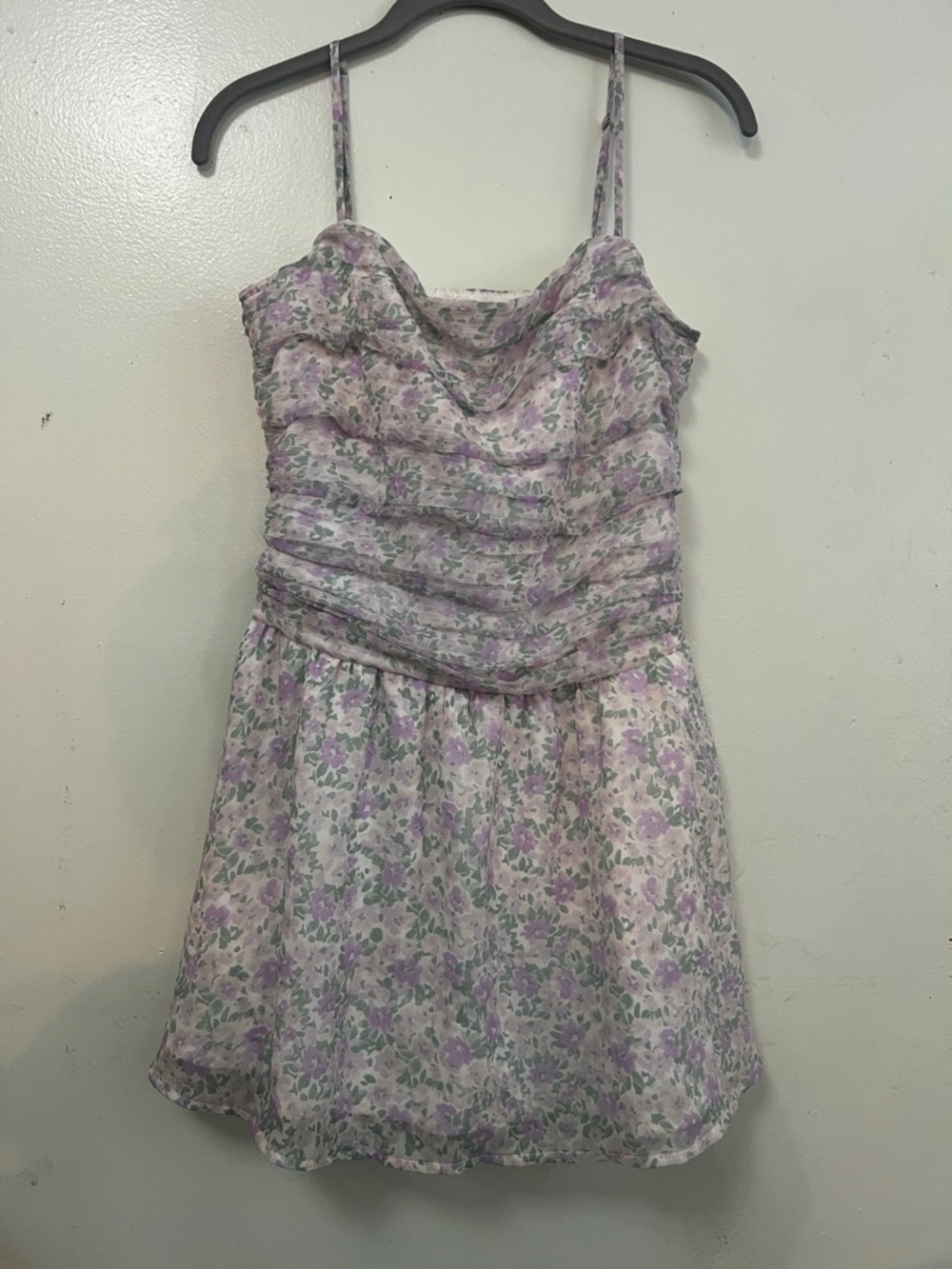HOLLISTER‎ NWT Lavender Spaghetti-Strap Dress SIZE M